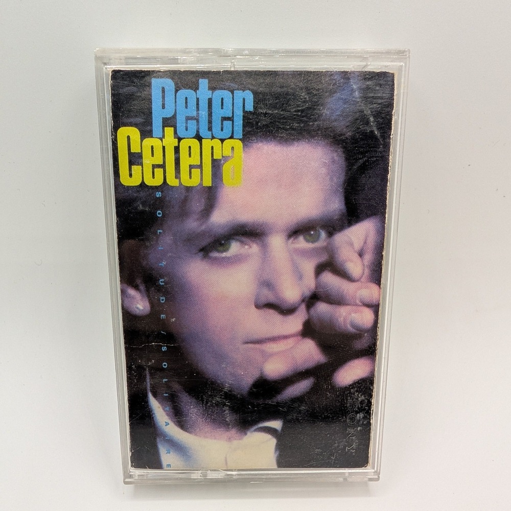Peter Cetera Solitude/Solitaire Cassette Tape 1986 Warner Bros 425474 Glory Love